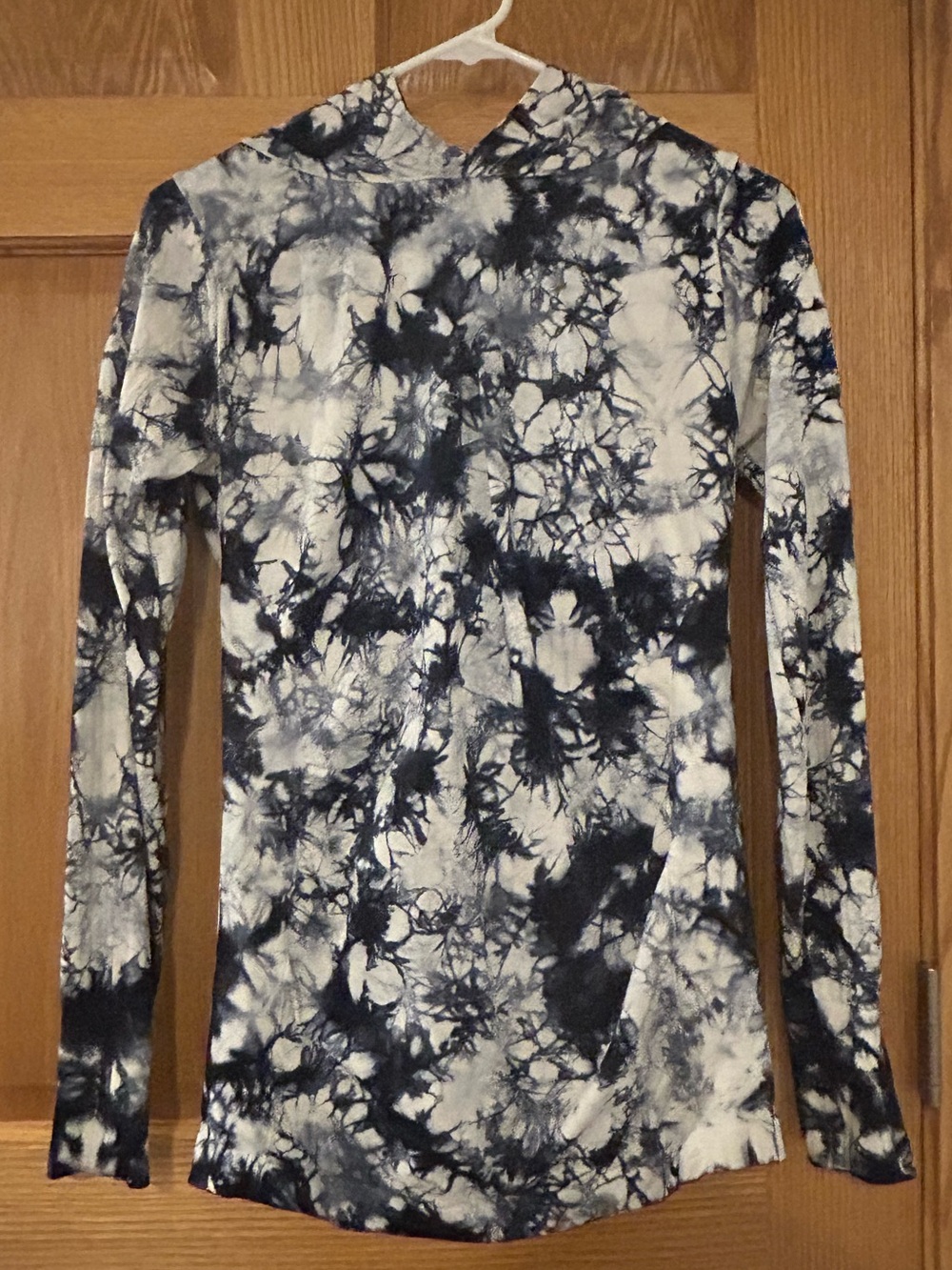 climawear Blue & White Tie-Dye Pullover Hoodie